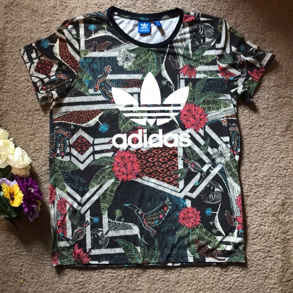adidas Tops - Adidas Tropical Jungle Tee